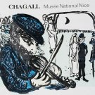 Vintage Marc Chagall - FIDDLER - Musee National NICE Exhibition Poster Art Print Vintage Marc Chagall - FIDDLER - Musee National NICE Exhibition Poster Art Print