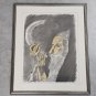 RARE SIGNED JESSE BIRENBAUM JEWISH ISRAELI RABBI JUDAICA ART ARTIST PROOF PRINT