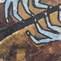 1961 SIGNED RJ BARONE "ARABIC MUSICIAN" ORIGINAL CUBISM ABSTRACT CANVAS PAINTING
