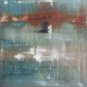 Original 2003 Signed Liz Lima Friel Abstract Composition Art Painting on Canvas