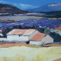 Rare Hand Signed Bruno Perino Landscape Serigraph Signed Framed Art Print
