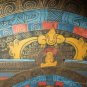 Vintage Thangka Mandala Hand Painting Buddhist Meditating Buddha Gold Gilt, Silk