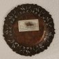Vintage Egyptian Tutankhaten Tutankhamun Pharaoh Copper Brass Decorative Plate