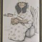 1997 Rare CHICHO RUIZ Indigenous Woman Cultural Painting Wagru Guajira Colombia