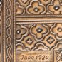 RARE & VINTAGE DIAMANTIS CASSIS GREEK ORTHODOX BRASS BYZANTINE CHRISTIANITY ART