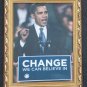 Framed BARACK OBAMA Change African American President Art Poster Print on Canvas
