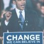 Framed BARACK OBAMA Change African American President Art Poster Print on Canvas