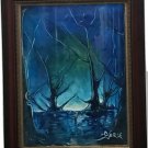 Original 2005 Serge Jean Coconut Grove Art Festival Painting Miami, FL Artist
