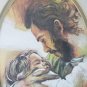 Rare & Hand signed Jonas Gerard "Papa's Arms" Limited Ed. 75/300 Color Litho Art