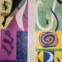 Henri Matisse Beasts of Sea Abstract Large Canvas Exhibition Art Print 59 x 3O