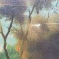 VINTAGE & RARE Signed MOGAL Scenic Countryside Landscape Painting Original Art