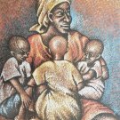 1997 Samir - Caring Mother - African American Black Memorabilia Art Poster Print
