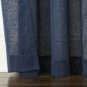 (1) NEW Linden Street Brooke INDIGO Sheer Grommet Curtain 50x84 JCPENNEY 7312572