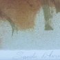 EXTREMELY RARE SANDU LIBERMAN Young Couple - Lovers Embraced ARTIST PROOF PRINT