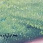Rare 1966 Signed Horst Schnepper Acrylic Brazil Rural Landscape Painting Brasil
