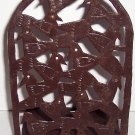 Signed Josnel Bruno Handmade Metal Original Sculpture Art Birds Bookends Haiti