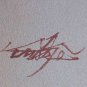 WOW!! RARE SIGNED MYUNG MARIO JUNG POTTERY STILL LIFE ART SAND PAINTING