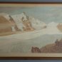 A. Gluck German Snow Mountain  Landscape Art European Antique Print - Germany