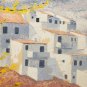 1965 M. Yellis - Signed Vintage Original Oil Cityscape Art Painting