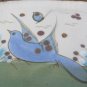 VINTAGE Tonala Handpainted Medium Size Display Collectible Art Pottery Tray Sig