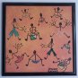 Jermaine Barnes Naif Folk Tribal MUSICIANS Afro American Caribbean Art Painting