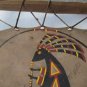 Vintage Hand Made Native Indian Animal Hind Power Shield "The Kokopelli" Fertili