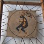Vintage Hand Made Native Indian Animal Hind Power Shield "The Kokopelli" Fertili