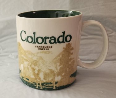 2011 NWOB Starbucks COLORADO Coffee Mug Global Icon Collector Series 16 oz.