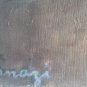 Original & Signed Esquenazi Cityscape - Landscape Art Painting on Canvas