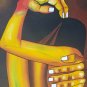 WOW! Eduardo Kingman LOVERS Contemporary CUBIST Art Painting ECUADOR by N. JESUS