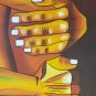 WOW! Eduardo Kingman LOVERS Contemporary CUBIST Art Painting ECUADOR by N. JESUS