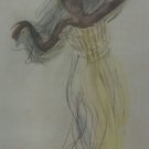 1906 Auguste Rodin - Cambodian Dancer Poster 1993 Nouvelle Images Art Print