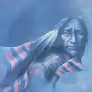 Hand Signed Christopher Cardin Ltd Ed 360/1000 Warrior Chief Cherokee Art Print