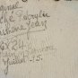 Original 1995 Signed Elisthene Jean Haitian Art Painting Haiti