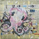 2017 Signed Phil Fung - Octo Love - Hold Hands - Giclee Art Canvas Miami Artist 2017 Signed Phil Fung - Octo Love - Hold Hands - Giclee Art Canvas Miami Artist