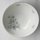 (4) Royal Heiden RHE3 Fruit/Dessert Bowl Aqua Gray Flowers Bavaria Germany China