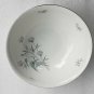 (4) Royal Heiden RHE3 Fruit/Dessert Bowl Aqua Gray Flowers Bavaria Germany China