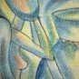 Signed 2004 Nsanda Victor Nude African Women Contemporary Abstract Art - Angola