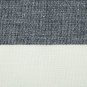 (1) JCPENNEY JCP Metallic Stripe Blue Indigo Silver Grommet Sheer Curtain 50X84