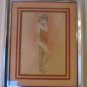Original Framed & Signed Title Unknown "Nude Woman With Towel" De Simone Pencil