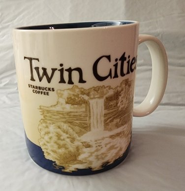 2011 NWOB Starbucks TWIN CITIES Coffee Mug Global Icon Collector Series 16 oz.