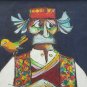 Original 1968 Signed JOVAN OBICAN (1918-1986) Judaica Art Painting on Canvas