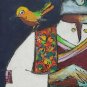 Original 1968 Signed JOVAN OBICAN (1918-1986) Judaica Art Painting on Canvas