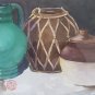 Original Eriberto Cruz Watercolor Still Life Painting - Eriberto Studios, CA