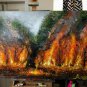 2019 Rudin Karyanto - Inferno - Abstract Expressionism Art Painting on Canvas