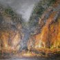 2019 Rudin Karyanto - Inferno - Abstract Expressionism Art Painting on Canvas