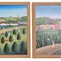 (2) 1999 Signed HELENA SALES Folk Art  Caribbean South America Painting Brazil