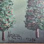 (2) 1999 Signed HELENA SALES Folk Art  Caribbean South America Painting Brazil