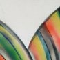 Rare & Signed Avi Okun Original Large Abstract Art Painting Miami, Florida