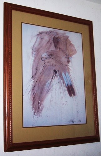 1982  W. B. Franklin Navajo Spirits Framed & Matted Serigraph Hand Signed by the
